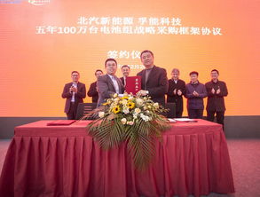 孚能科技與北汽集團(tuán)達(dá)成戰(zhàn)略合作 五年百萬(wàn)臺(tái)電池包采購(gòu)協(xié)議簽署，勝孚科技迎來(lái)新機(jī)遇